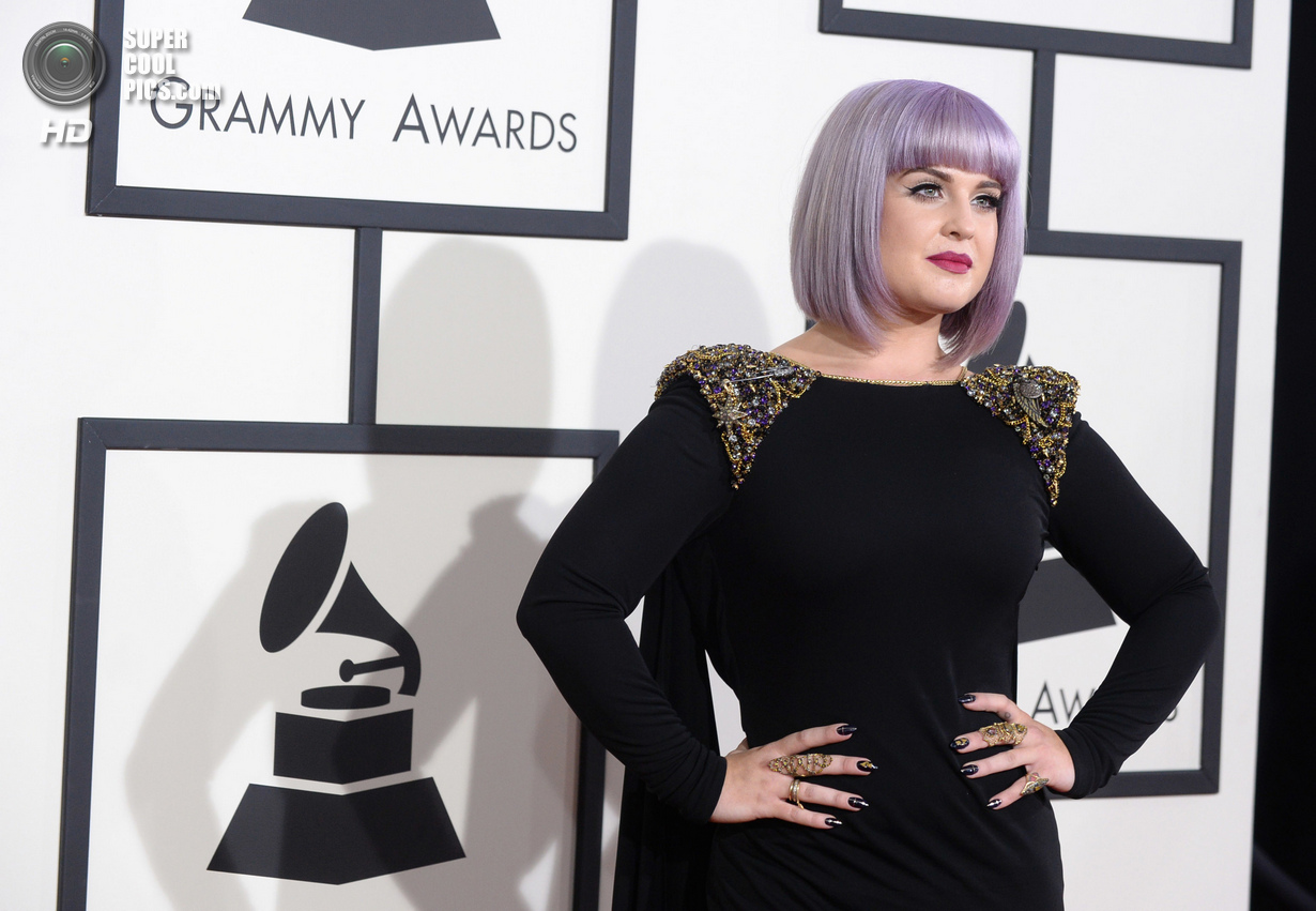 Церемония вручения премии Grammy 2014. На фото Келли Осборн.